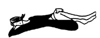 Holding knee