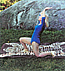5th and 6th steps of the Moon Salutation