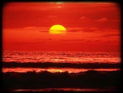 The sun in all its glory.