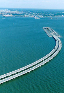 Bridge between Copenhagen and Malmo